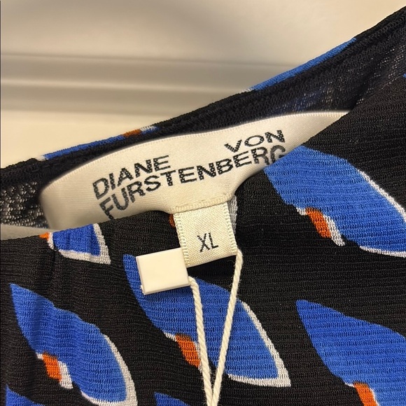 Diane Von Furstenberg Blue Jumpsuit DVF Andra, Betta Scales design - Picture 8 of 9